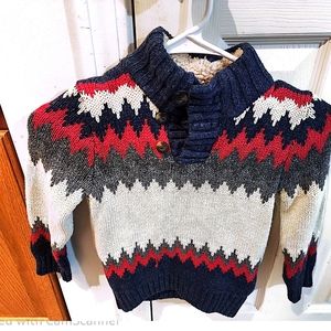 Boys Gap size 4 sweater multi color never worn